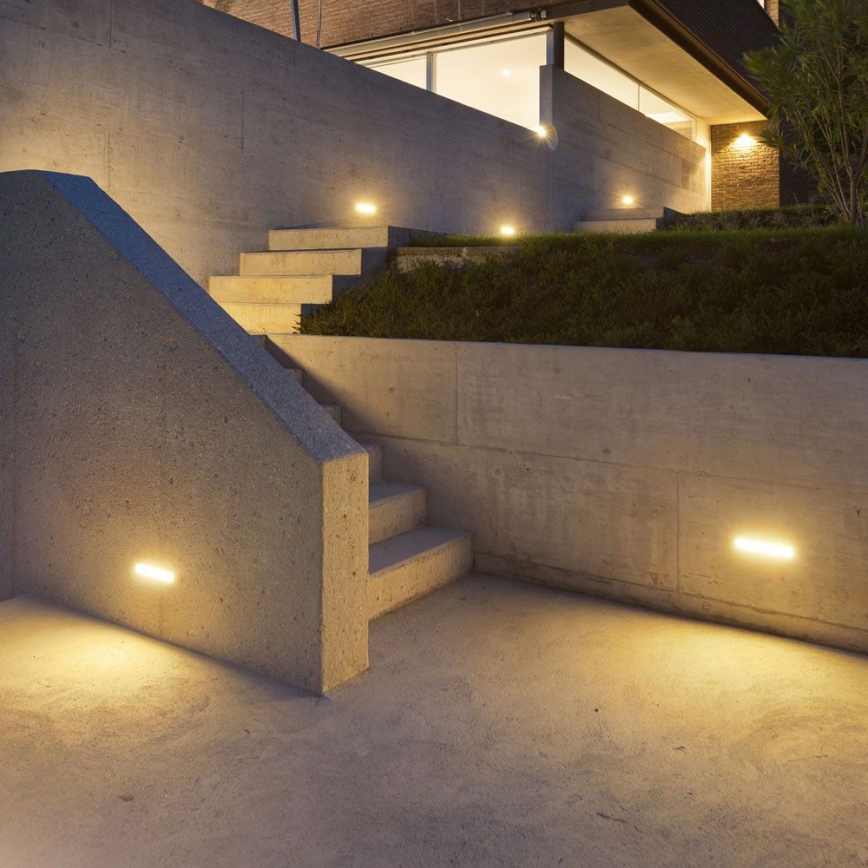 Applique murale d'extérieur LED/20W/230V 3000K IP65 gris