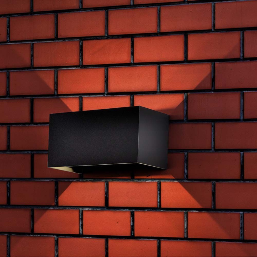 Applique murale d'extérieur LED 24W 230V 3000K IP65 anthracite
