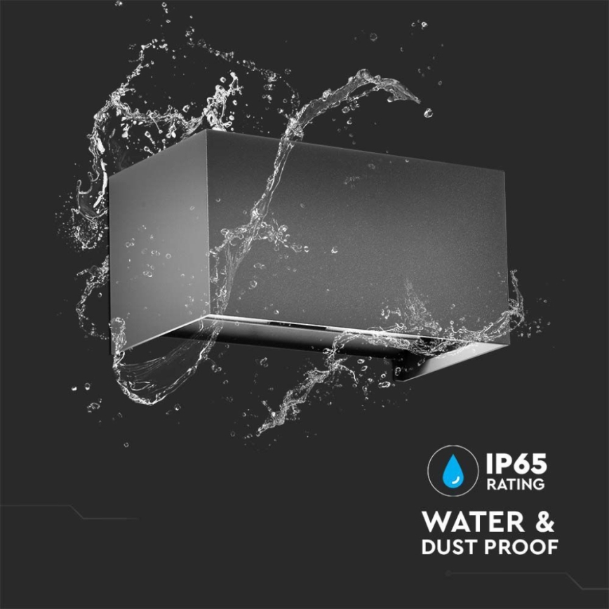 Applique murale d'extérieur LED/24W/230V 4000K IP65 anthracite