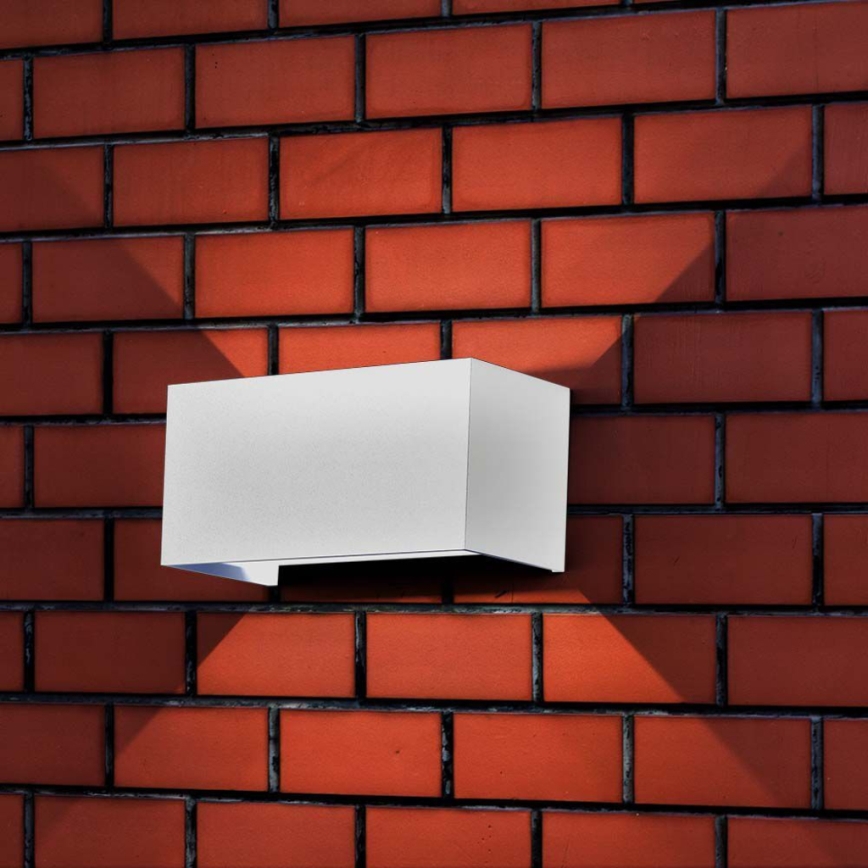 Applique murale d'extérieur LED/24W/230V 4000K IP65 blanche