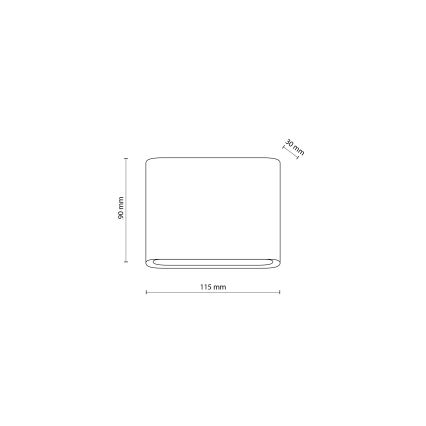 Applique murale d'extérieur LED ARWENA S LED/6W/230V IP54 beige