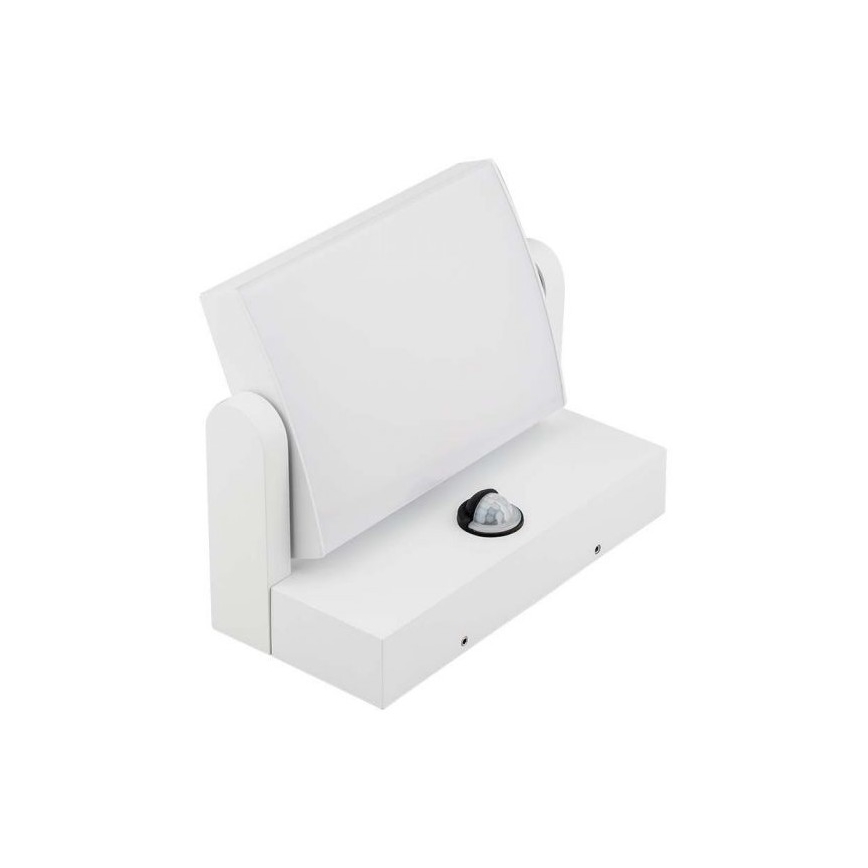 Applique murale d'extérieur LED avec détecteur 17W/230V 4000K IP65 blanc