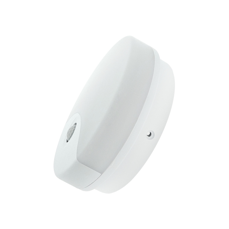 Applique murale d'extérieur LED avec détecteur de mouvement, 18 W/230 V, IP44, blanche