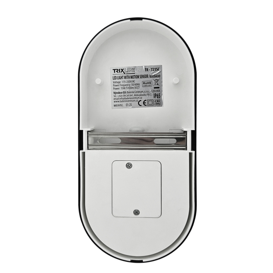 Applique murale d'extérieur LED dimmable avec détecteur de mouvement LED/12/15/18W/230V 3000K/4000K/6500K IP65 noir/blanc