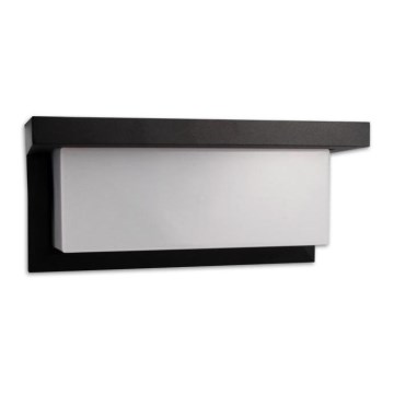 Applique murale d'extérieur LED avec détecteur LED/12W/230V IP54 noir