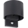Applique murale d'extérieur LED avec détecteur REKA LED/7W/230V IP54 anthracite ronde