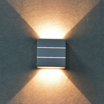 Applique murale d'extérieur LED LUXLINE 6W/230V 3000K IP54 blanche