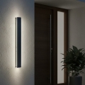 Applique murale d'extérieur LED MIRANA, 12 W / 230 V, 4000 K, IP44, 60 cm, noire