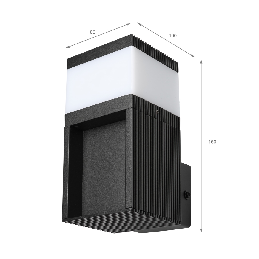 Applique murale d'extérieur VESPER 1xG9/5W/230V IP44 noire