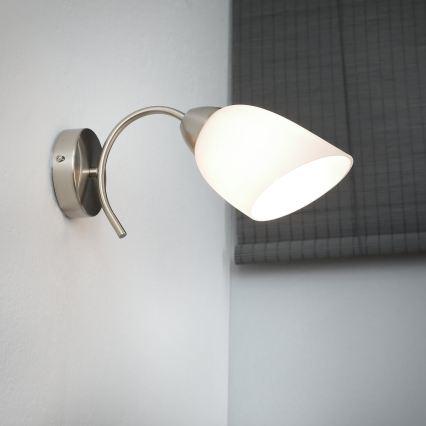 Applique murale DONNA 1xE27/60W/230V nickel