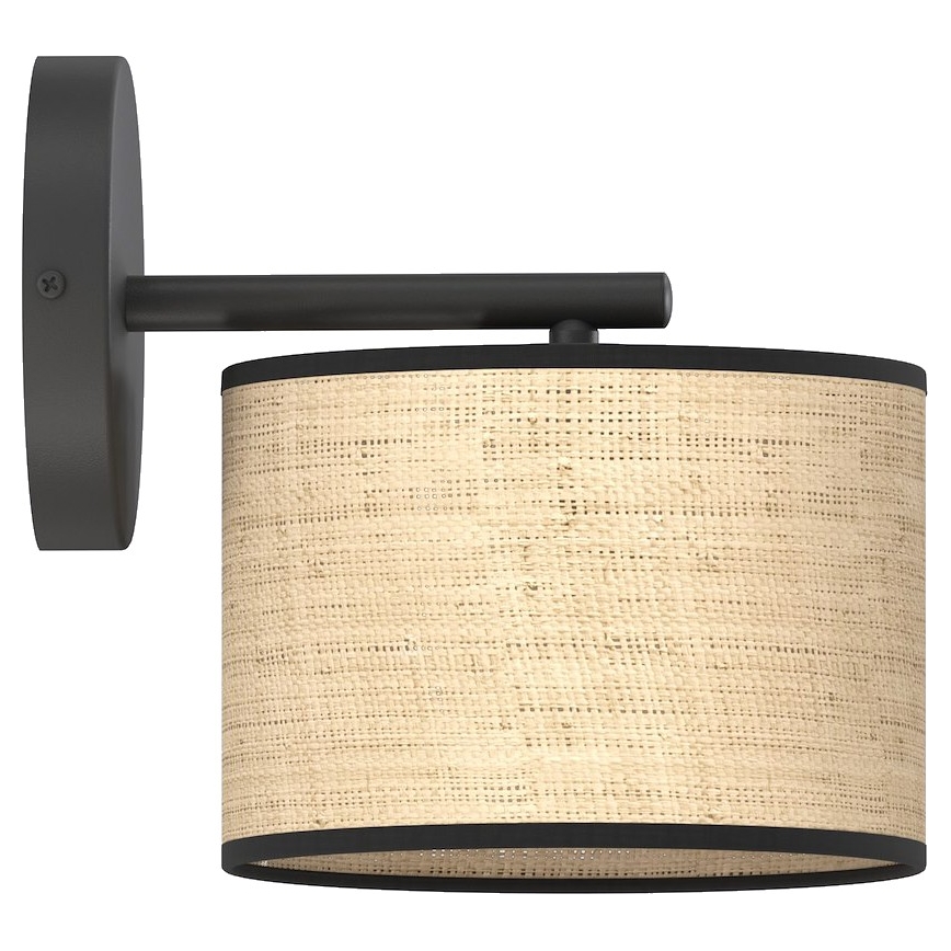 Applique murale ECO 1xE27/15W/230V beige/rotin