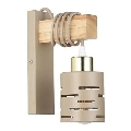 Applique murale ELEN 1xE27/35W/230V beige/dorée/marron