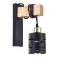 Applique murale ELEN 1xE27/35W/230V noire/dorée/marron
