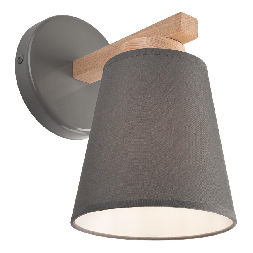 Applique murale ELLIE 1xE27/60W/230V hêtre