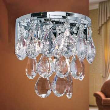 Applique murale en cristal CELESTE 2xG9/40W/230V chrome brillant