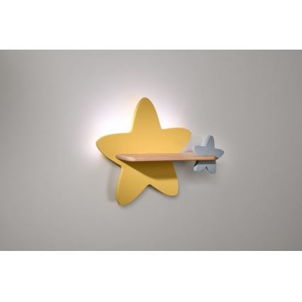 Applique murale enfant avec étagère STAR LED/5W/230V