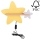 Applique murale enfant avec étagère STAR LED/5W/230V