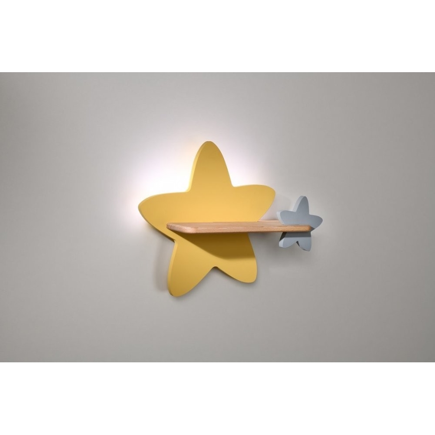 Applique murale enfant avec étagère STAR LED/5W/230V