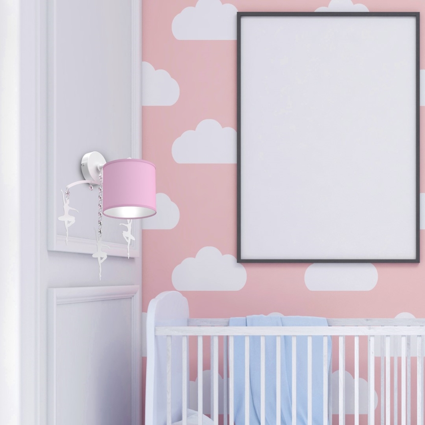 Applique murale enfant BALLET 1xE27/60W/230V