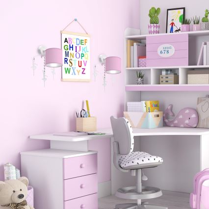 Applique murale enfant BALLET 1xE27/60W/230V