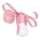 Applique murale enfant NELA 1xE27/60W/230V rose clair