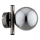 Applique murale ERAL 1xE14/10W/230V chrome brillant/noir/fumé