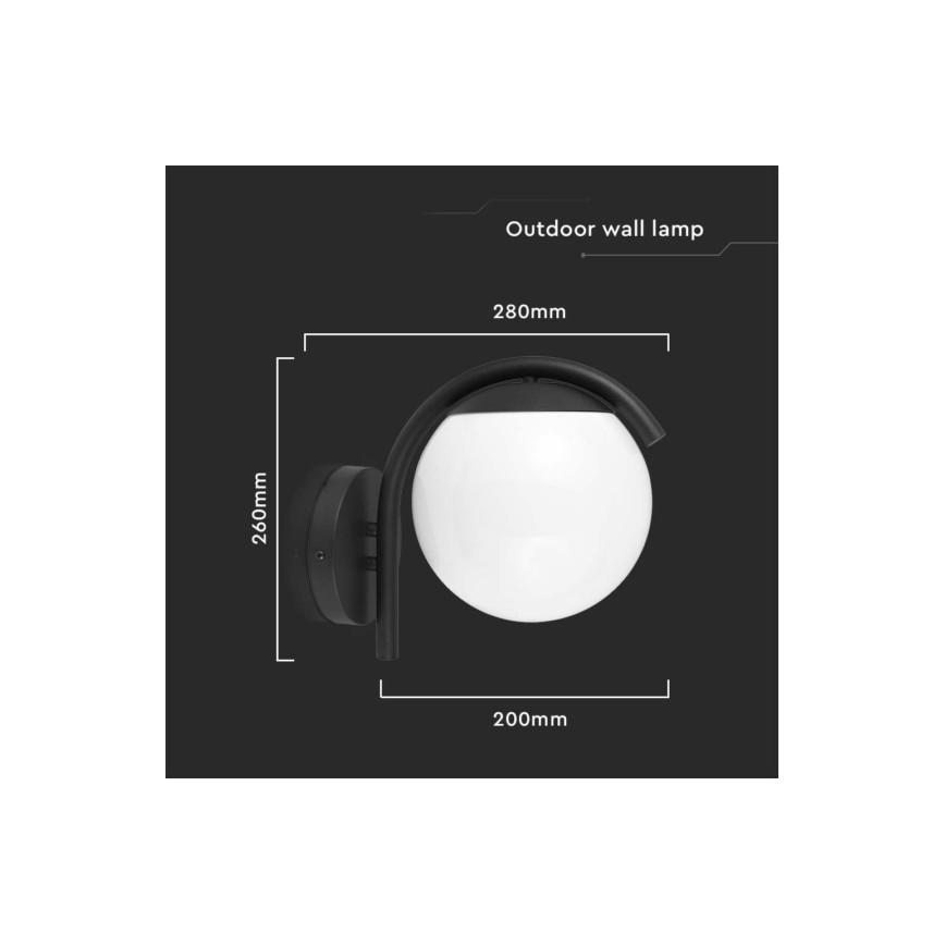 qfzwj Applique Murale Exterieur,Noir Acier Inoxydable Luminaire Exterieur,IP44  Etanche Eclairage exterieur,E27 Base Applique exterieur Max 60W. :  : Luminaires et Éclairage