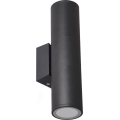 Applique murale extérieure 2xGU10/35W/230V IP54 arrondi noir