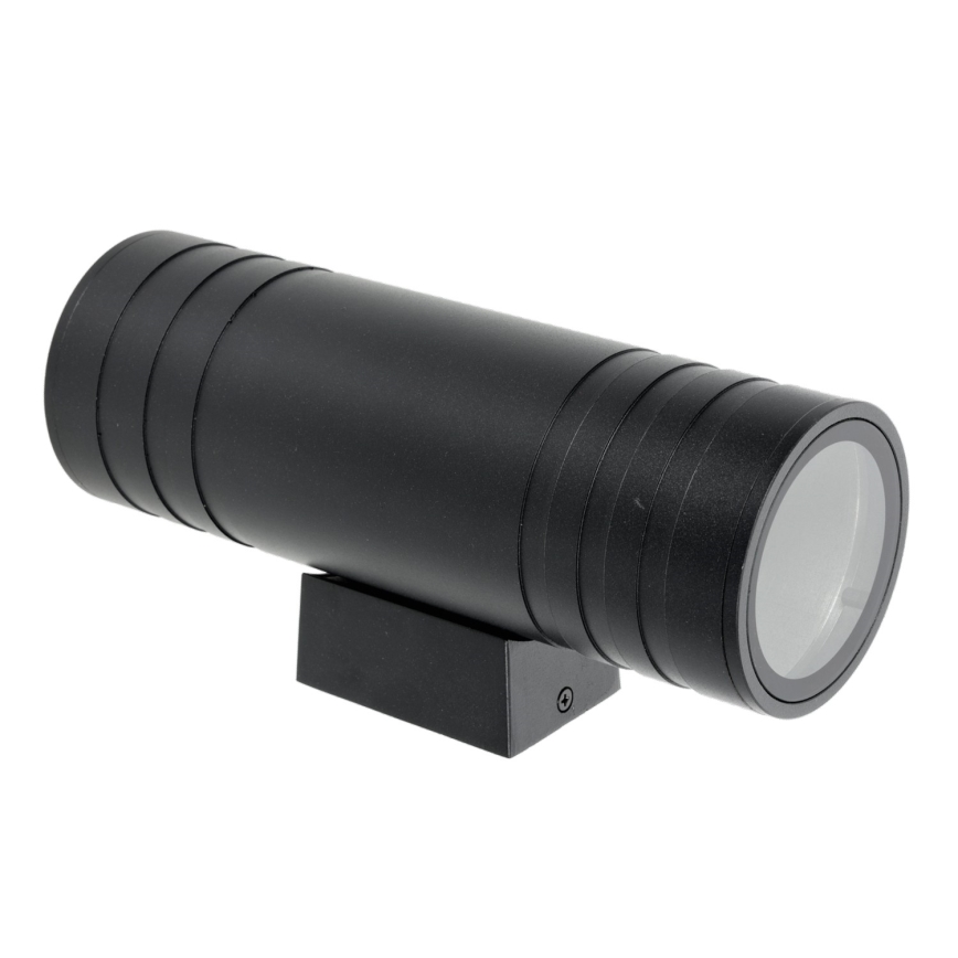Applique murale extérieure 2xGU10/35W/230V IP54 arrondi noir