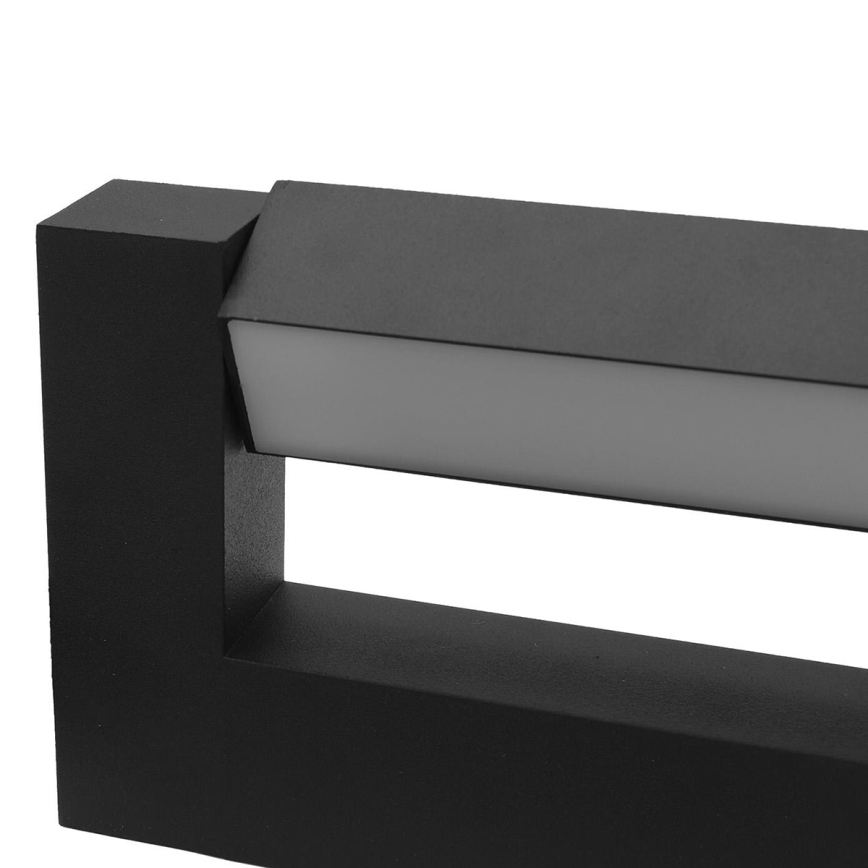 LED Applique murale extérieure flexible 2xLED/16W/230V IP54 90 cm noir