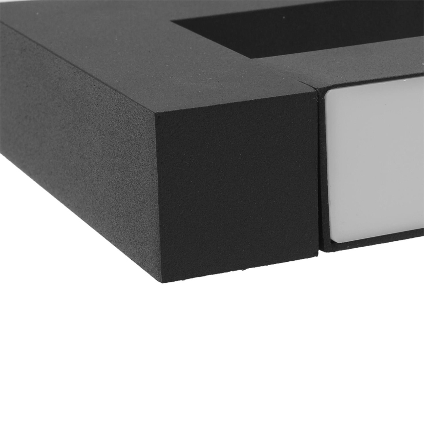 LED Applique murale extérieure flexible 2xLED/16W/230V IP54 90 cm noir