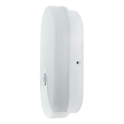 Applique murale extérieure à LED avec détecteur de mouvement, 18W/230V, IP44, blanche