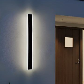 Applique murale extérieure à LED MIRANA S, 12W / 230V, 4000 K, IP44, 60 cm, noir