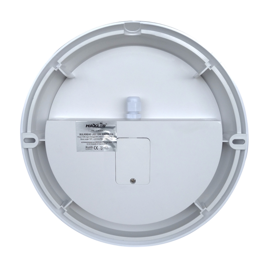 Applique murale extérieure avec détecteur LED/15W/230V 4000K IP65