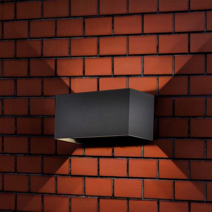 Applique murale extérieure LED 24 W 230 V 3000 K IP65 noire