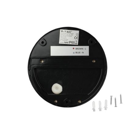 Applique murale extérieure LED/3W/230V 4000K IP65 noir