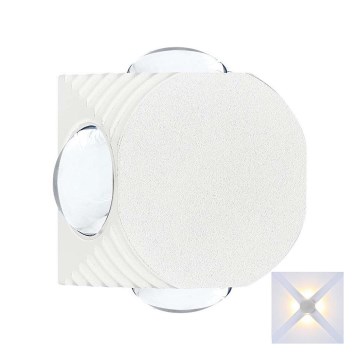 Applique murale extérieure LED/4W/230V 4000K IP54 blanc