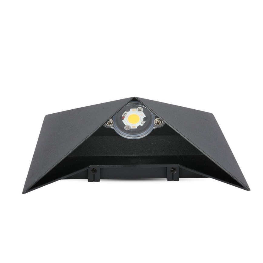 Applique murale extérieure LED/5W/230V 3000K IP65 noir