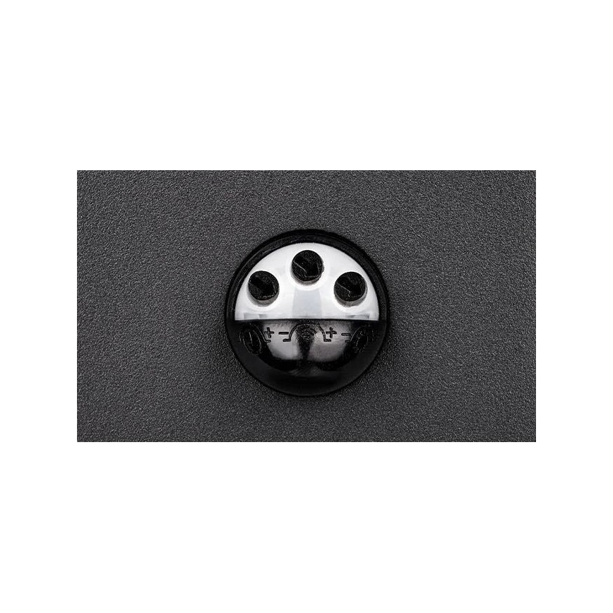Applique murale extérieure LED avec détecteur HESTIO LED/9W/230V 4000K IP44 noire