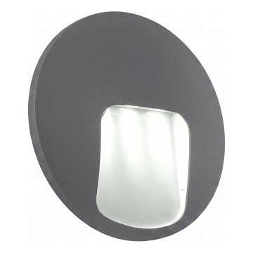 Applique murale extérieure LED DACU LED/3W/230V IP54 gris