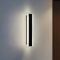 Applique murale extérieure LED MIRANA S, 8W, 230V, 4000K, IP44, 30 cm, noire