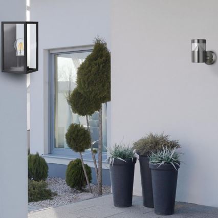 Applique murale extérieure MALMO 1xE27/15W/230V noir IP44