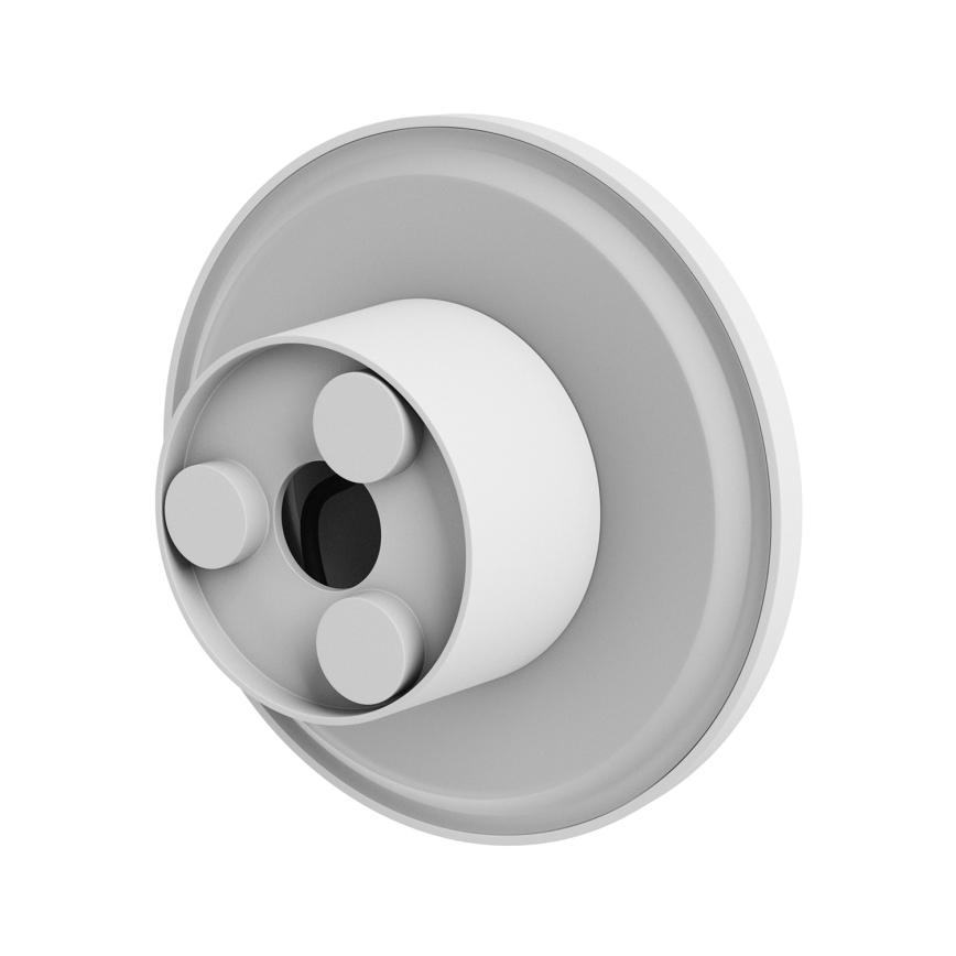 Applique murale extérieure PIATTA LED/12W/230V 3000/4000/6000K d. 18 cm IP44 blanc