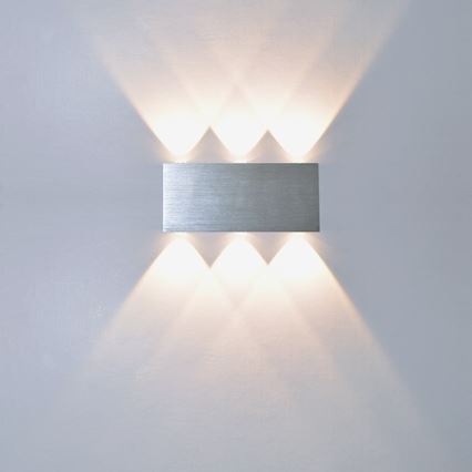 Applique murale extérieure SILBER 6xLED/1W/230V IP54