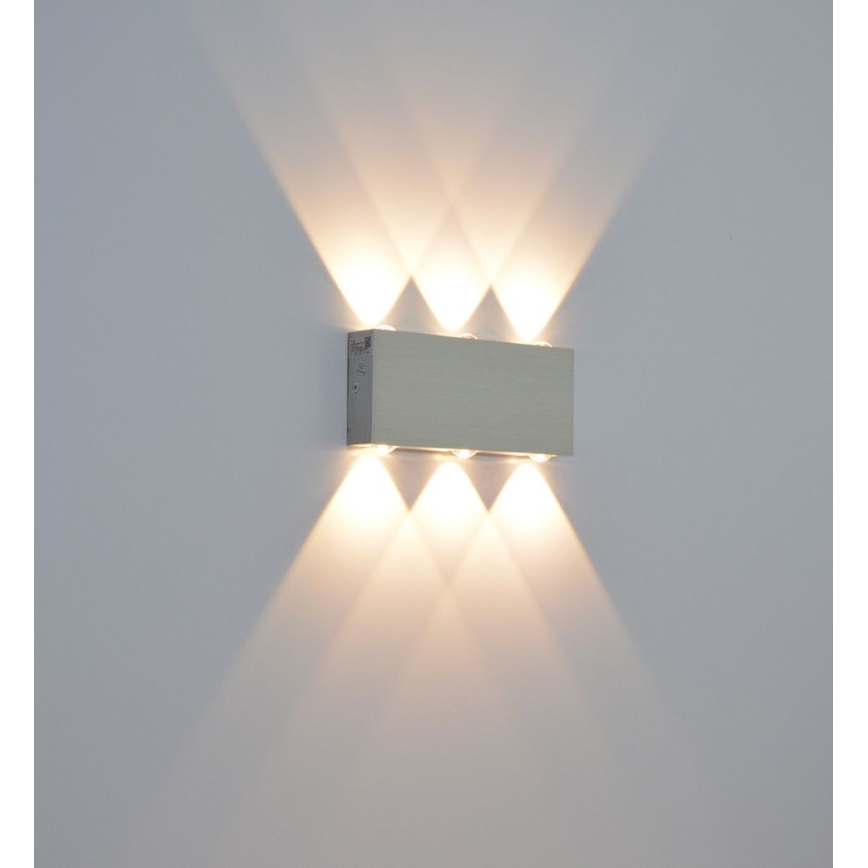 Applique murale extérieure SILBER 6xLED/1W/230V IP54