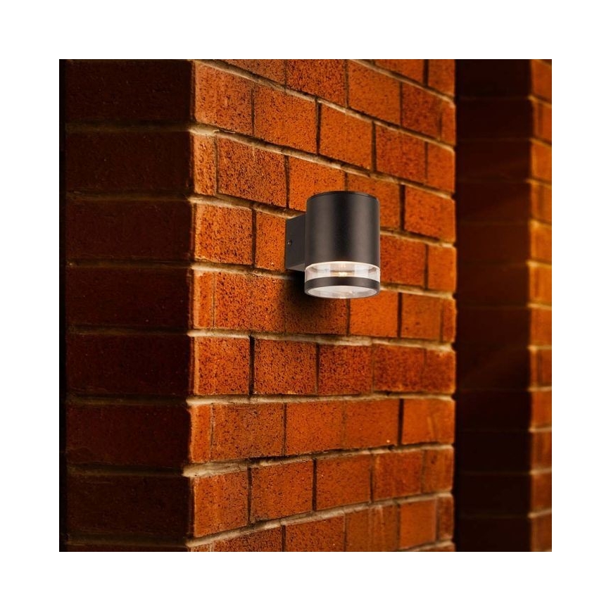 Applique murale extérieure solaire LED/1W/3,7V 3000K IP54 noir