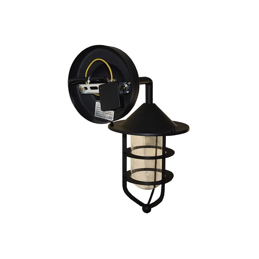 Applique murale extérieure TAMA 1xE27/60W/230V IP44 noir