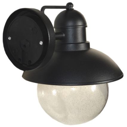 Applique murale extérieure WILDA 1xE27/60W/230V IP44 noir