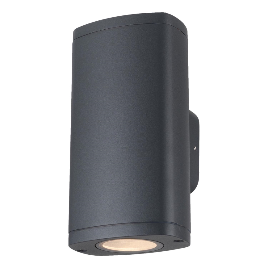 Applique murale extérieure ZEVI 2xGU10/10W/230V IP54 anthracite