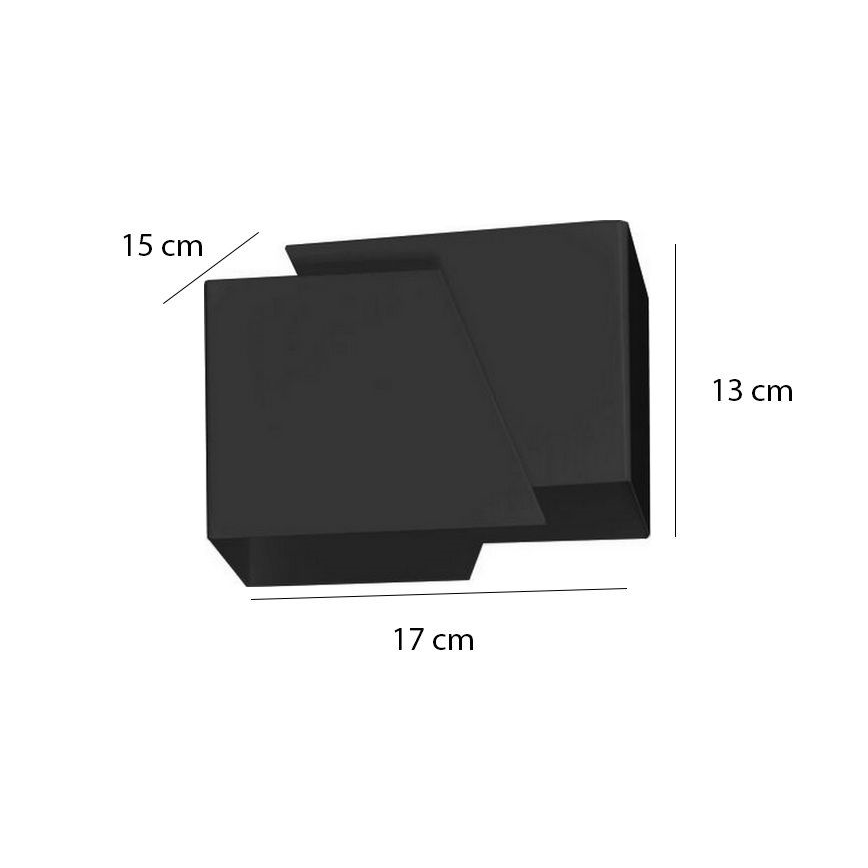 Applique murale FROST 1xG9/8W/230V noir